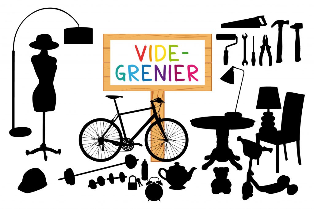 illustration de vide grenier