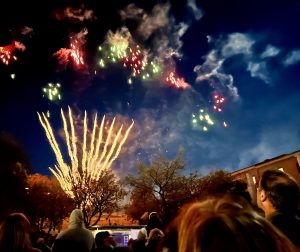 feu d'artifice de Noël en 2024