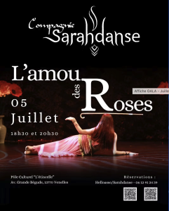 affiche du gala de danse de sarahdanse