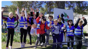 photo d'enfants lors des Défis Terre de Jeux 2024