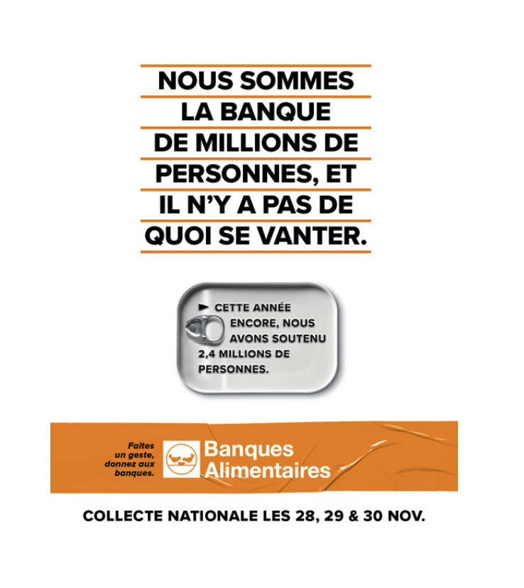 affiche slogan banque alimentaire