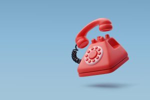 illustration de téléphone fixe