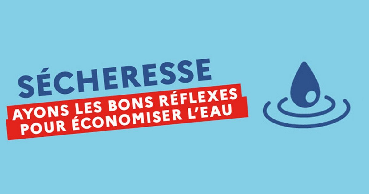 visuel secheresse - economisons l'eau