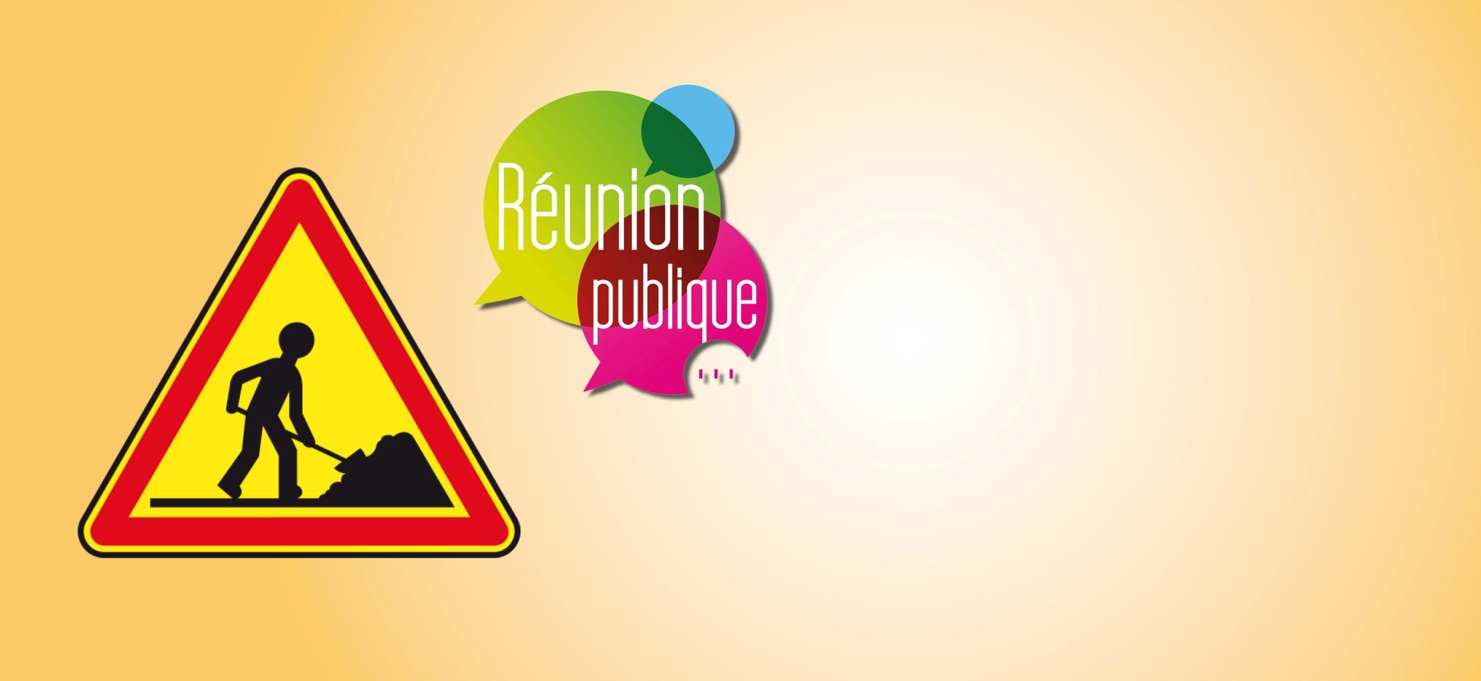 visuel des réunions publiques projets et travaux
