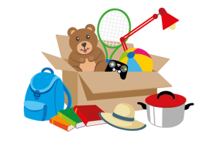 visuel du troc et broc des enfants