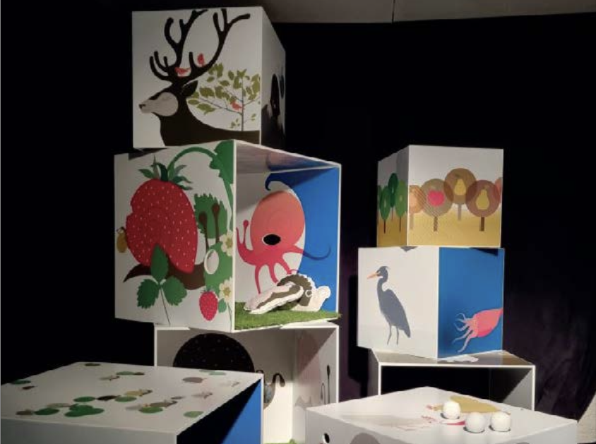 photo de l'exposition jeune public "Joue avec Raymond"