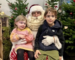 enfants et père noël