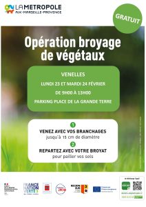 affiche opération broyage de végétaux