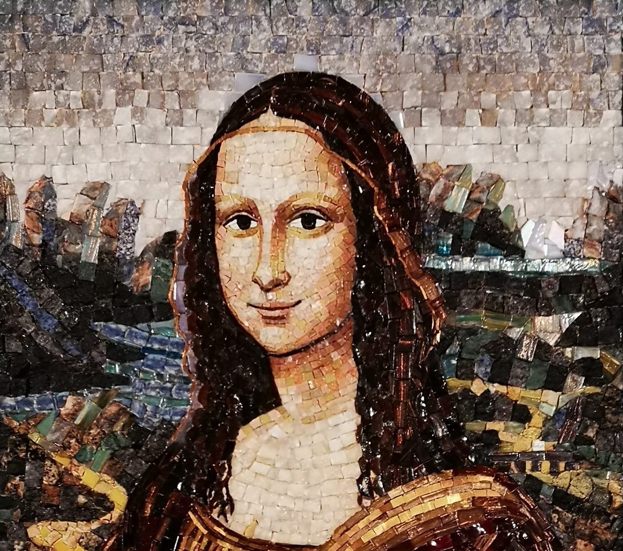 oeuvre La Joconde version mosaique