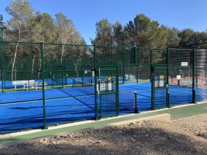 terrains de padel au parc des sports Maurice Daugé