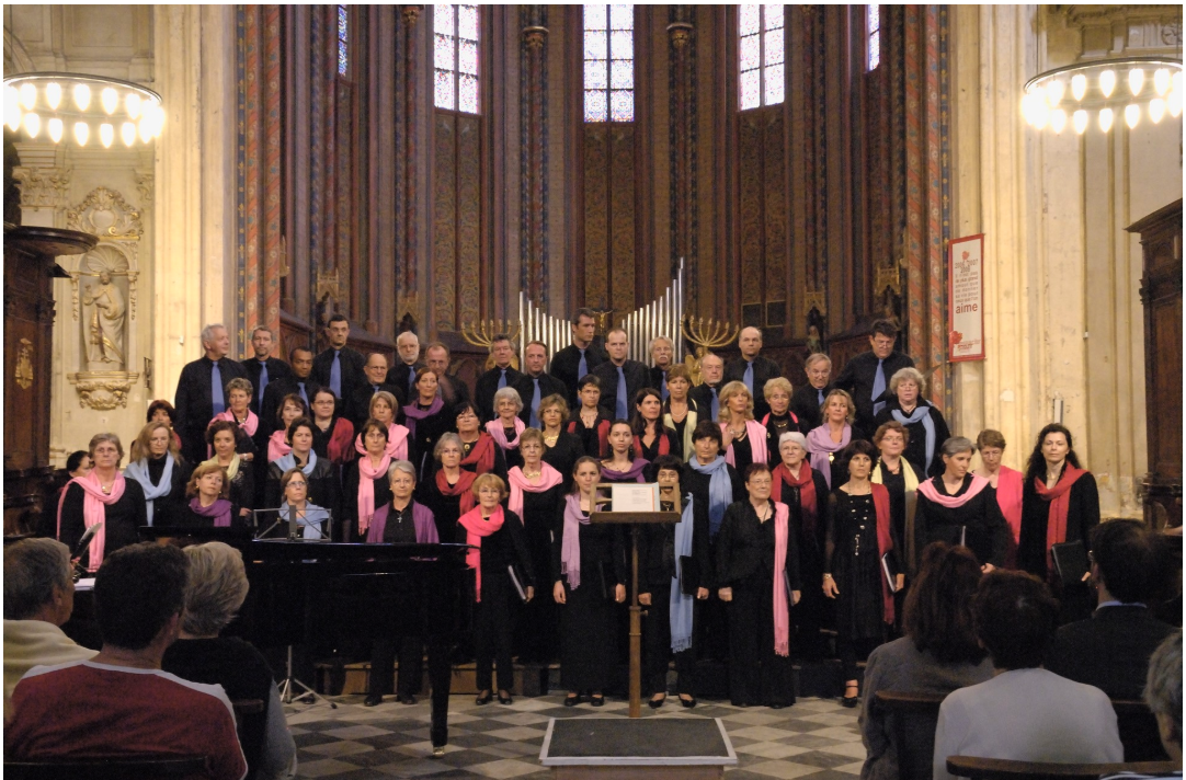 photo des choristes du choeur cantabile