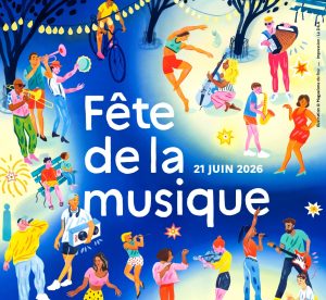 Visuel national de la Fête de la musique 2026