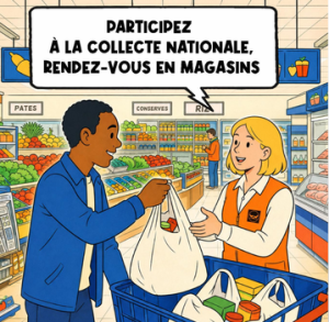 affiche collecte banque alimentaire