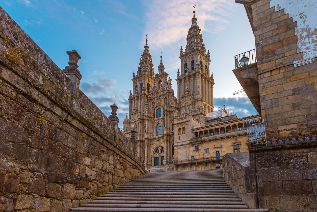 Photo représentant la cathédrale de Saint-Jacques de Compostelle