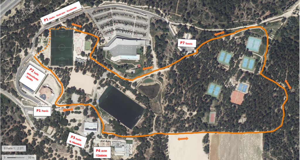 plan du sentier Arsene Oxygene