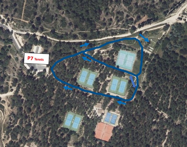 Plan du sentier Arsene sante