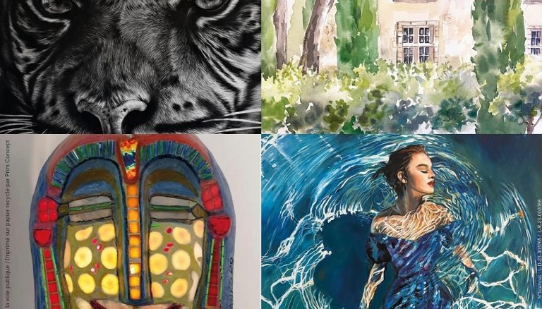 visuel du 6e Salon international des arts plastiques de Peyrolles